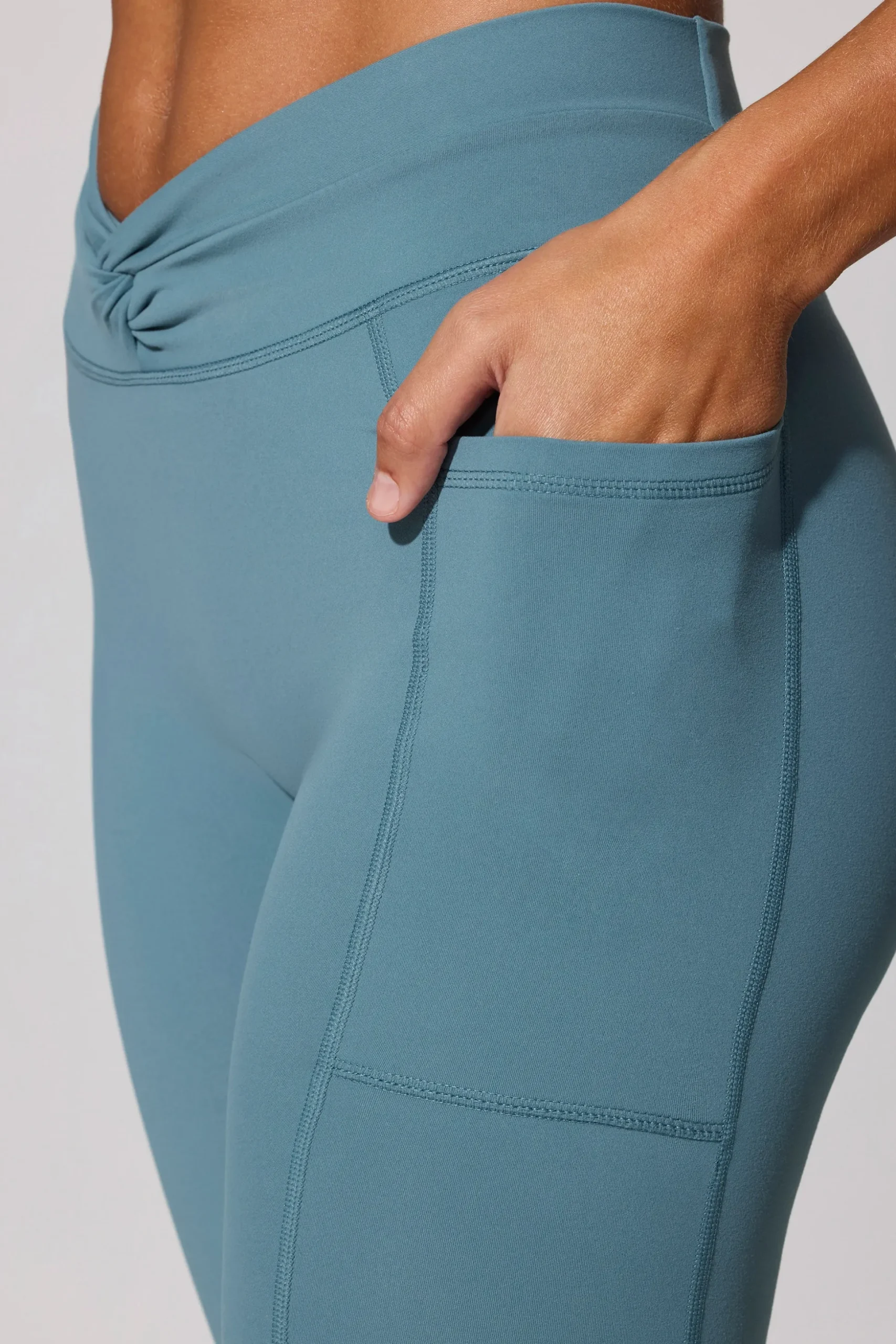 Oh Polly Women'S Clothing Sale - $65 And Under | Women'S Clothing Sale - $40 And Under^Full Length Leggings with Pockets in Slate Blue SlateBlue