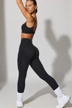 Oh Polly Matching Sets | Leggings^Full Length Leggings with Pockets in Black