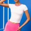 Oh Polly Matching Sets^Graphic T-Shirt in in White