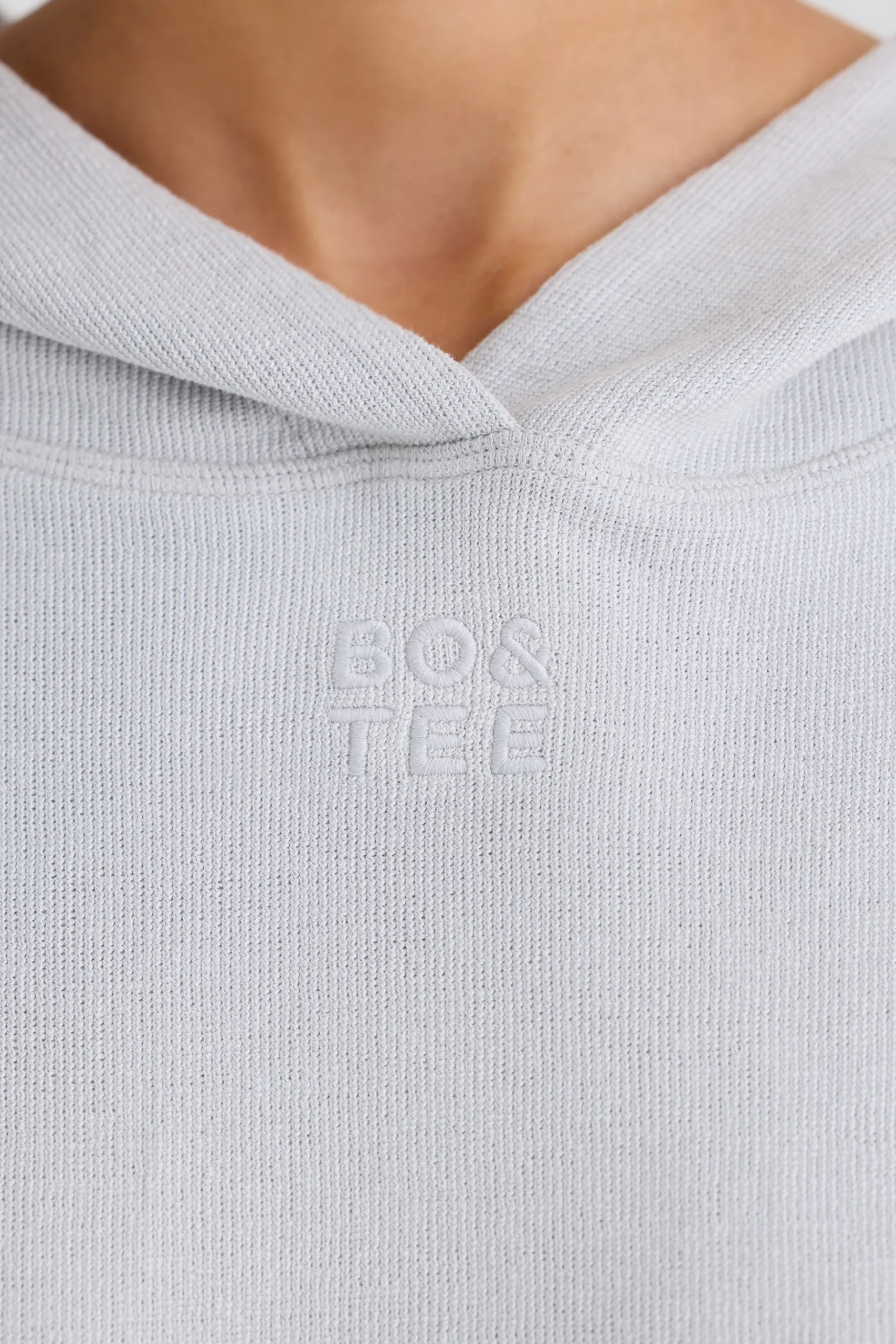 Oh Polly Sweatshirts^Graphic-Print Hoodie in Pacific Grey PacificGrey