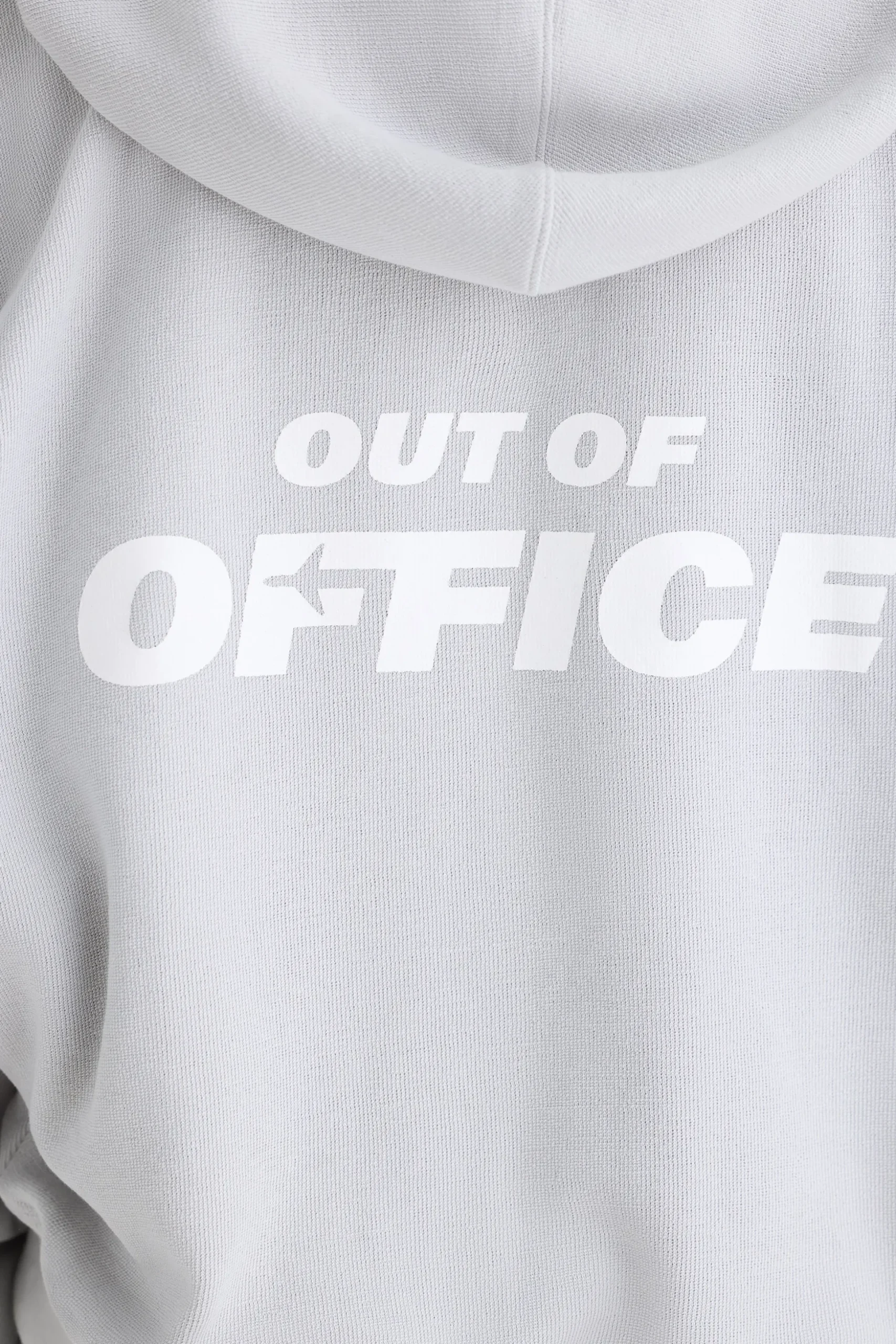 Oh Polly Sweatshirts^Graphic-Print Hoodie in Pacific Grey PacificGrey