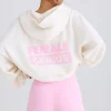 Oh Polly Sweatshirts^Graphic-Print Hoodie in White