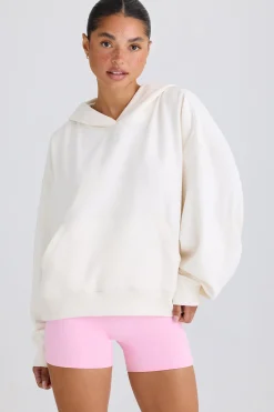 Oh Polly Sweatshirts^Graphic-Print Hoodie in White