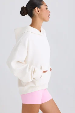 Oh Polly Sweatshirts^Graphic-Print Hoodie in White