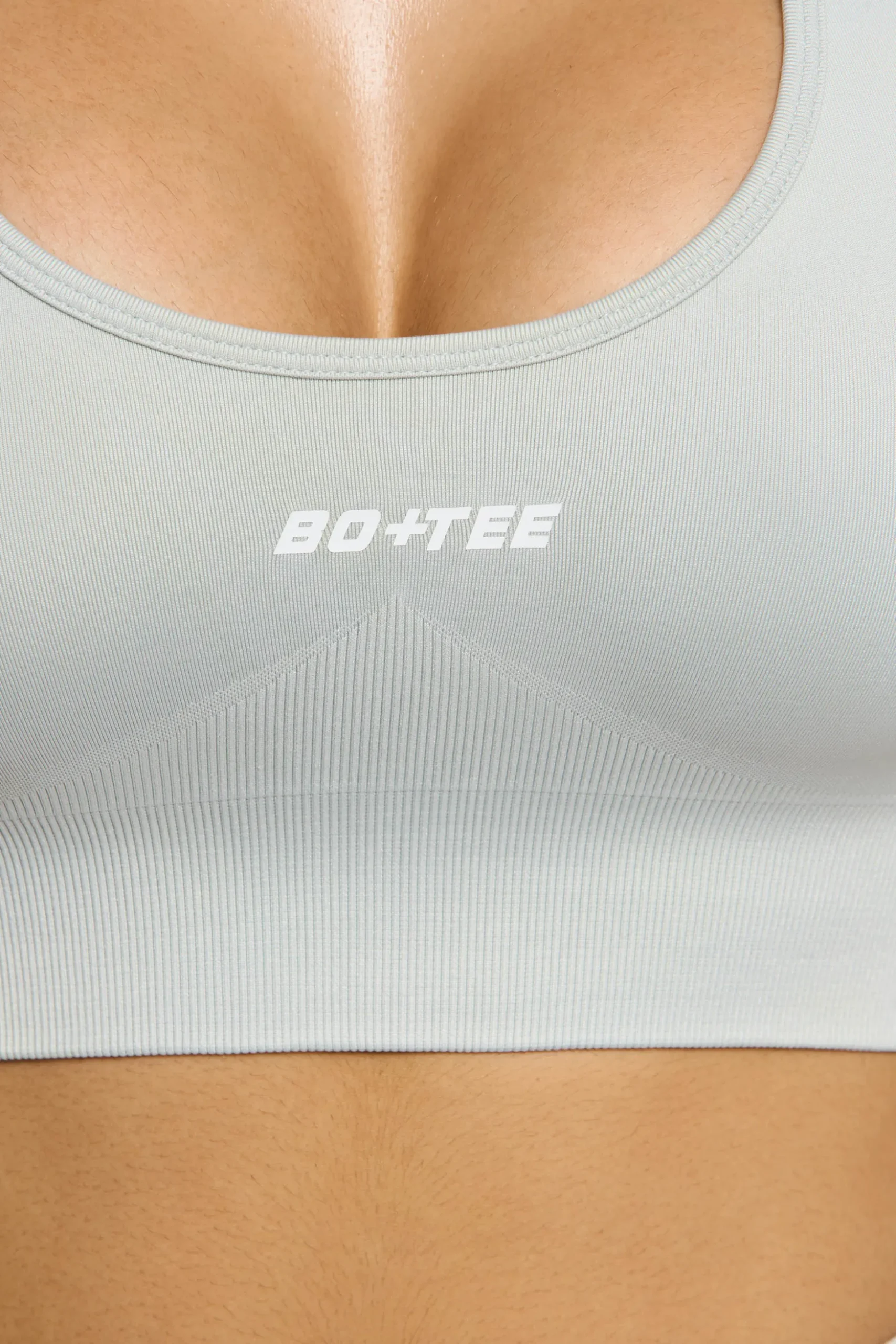 Oh Polly Sports Bras^Halter Neck Sports Bra in Grey