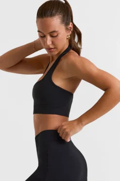 Oh Polly Matching Sets | Tops^Halterneck Crop Top in Black