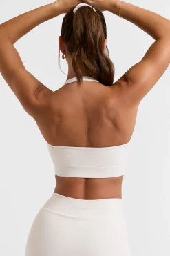 Oh Polly Matching Sets | Tops^Halterneck Crop Top in White