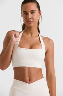 Oh Polly Matching Sets | Tops^Halterneck Crop Top in White