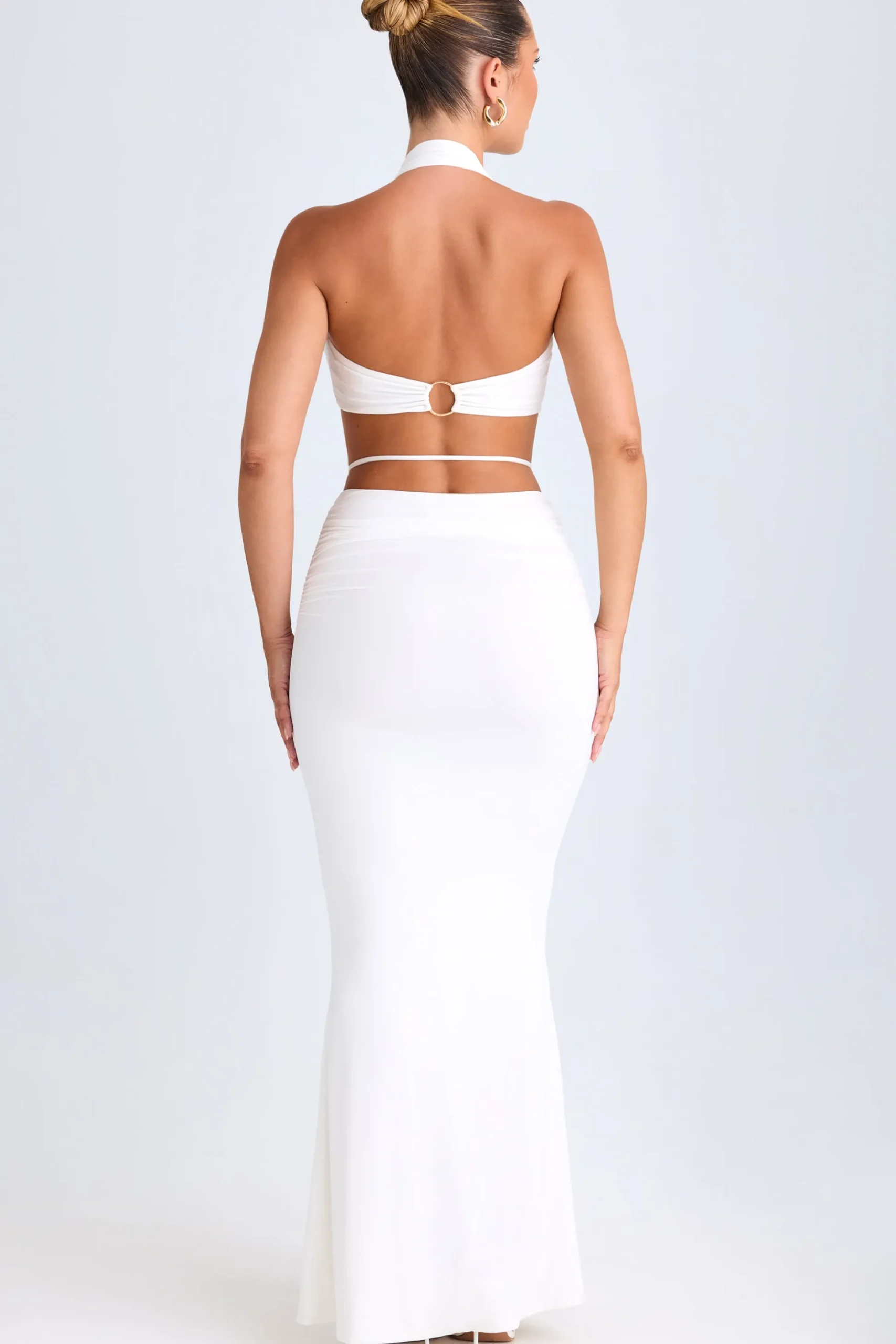 Oh Polly Skirts & Skorts | Co-Ords^Hardware-Detail Mid-Rise Maxi Skirt in White