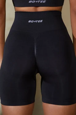 Oh Polly Matching Sets | Shorts^High Waist Define Luxe Biker Shorts in Black