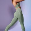 Oh Polly Matching Sets | Leggings^High Waist Define Luxe Leggings in Sage