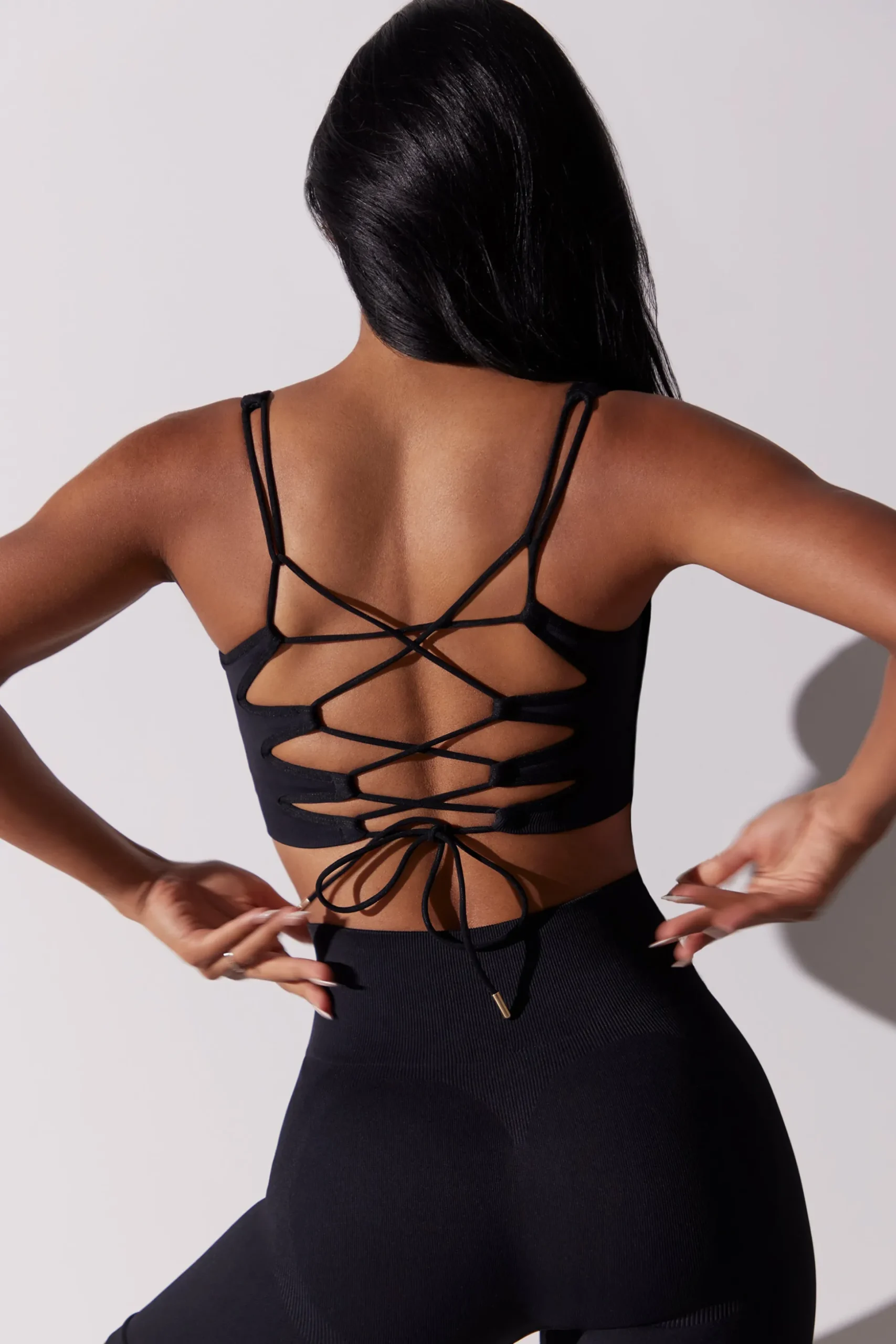 Oh Polly Matching Sets | Shorts^High Waist Super Sculpt Biker Shorts in Black