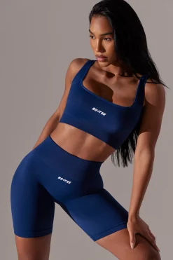 Oh Polly Matching Sets | Shorts^High Waist Super Sculpt Biker Shorts in Navy