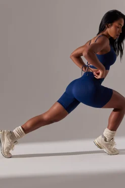 Oh Polly Matching Sets | Shorts^High Waist Super Sculpt Biker Shorts in Navy
