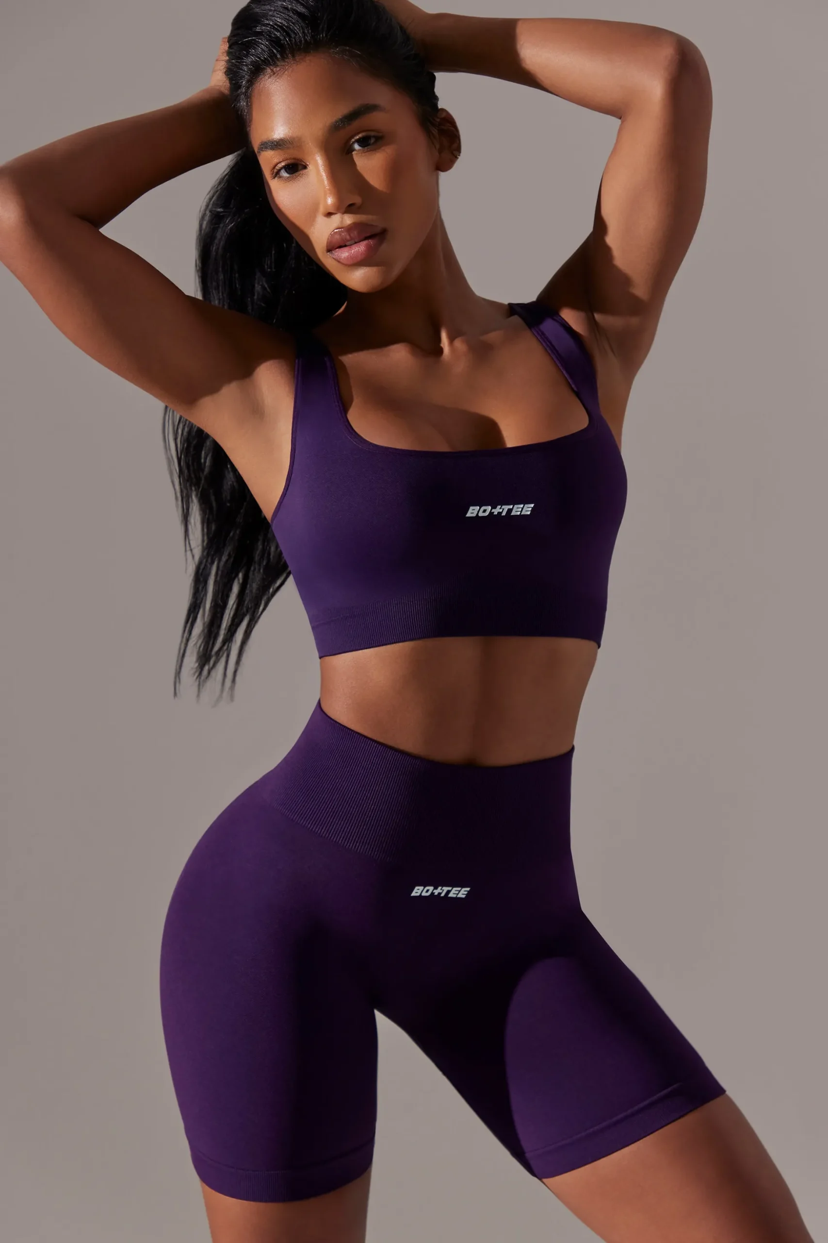 Oh Polly Women'S Clothing Sale - $65 And Under | Women'S Clothing Sale - $40 And Under^High Waist Super Sculpt Biker Shorts in Purple