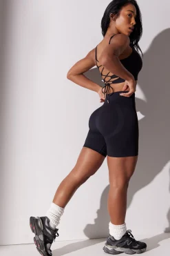 Oh Polly Matching Sets | Shorts^High Waist Super Sculpt Biker Shorts in Black