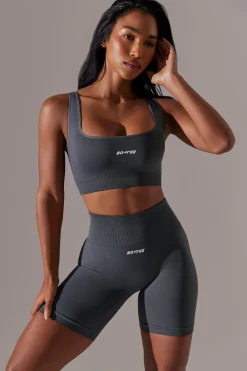 Oh Polly Matching Sets | Shorts^High Waist Super Sculpt Biker Shorts in Grey