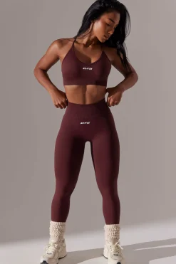 Oh Polly Matching Sets | Leggings^High Waist Super Sculpt Leggings in Burgundy