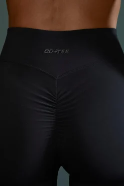 Oh Polly Matching Sets | Leggings^High Waist Wrap Over Leggings in Black