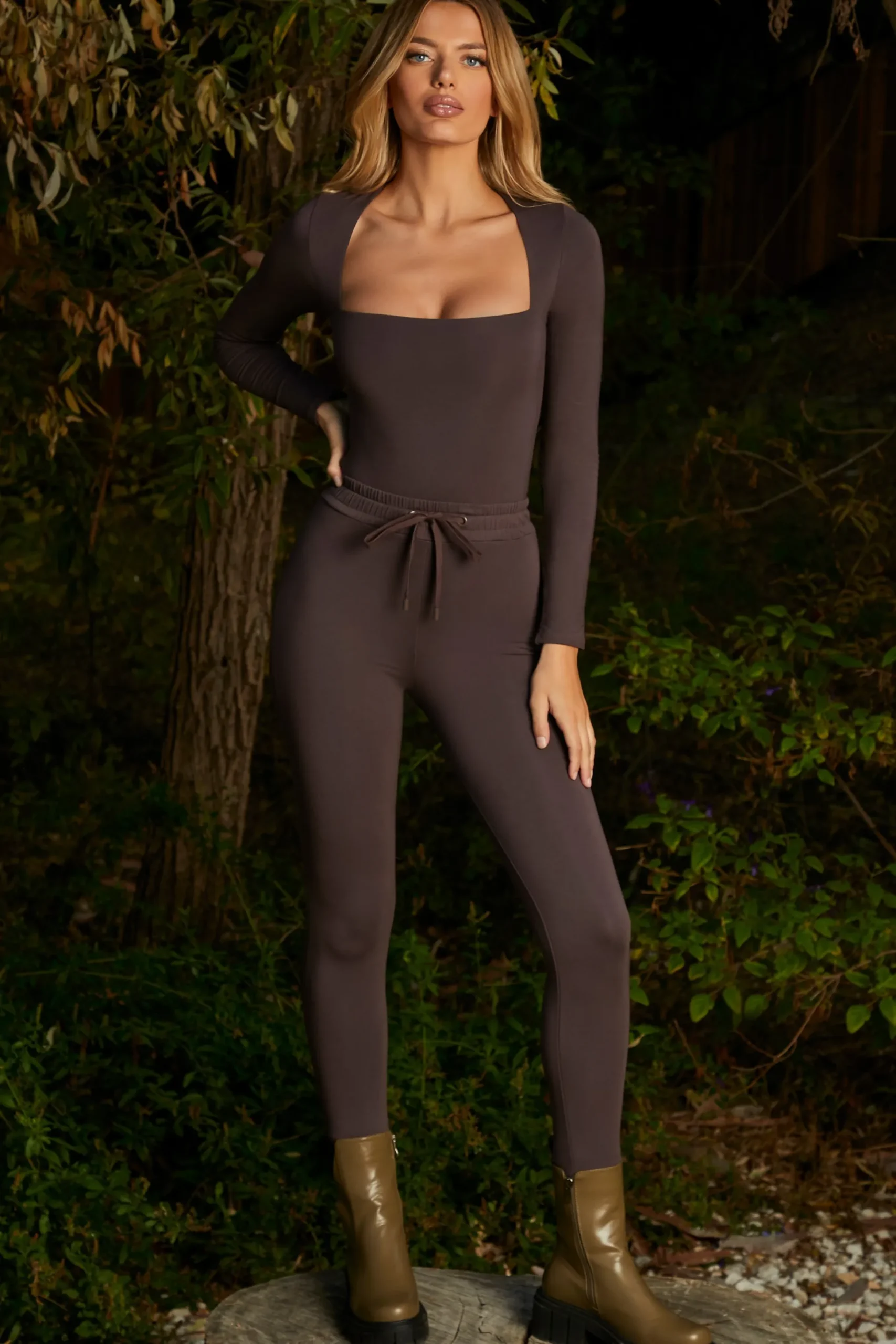 Oh Polly Women'S Clothing Sale - $65 And Under | Women'S Clothing Sale - $40 And Under^High Waisted Leggings in Brown