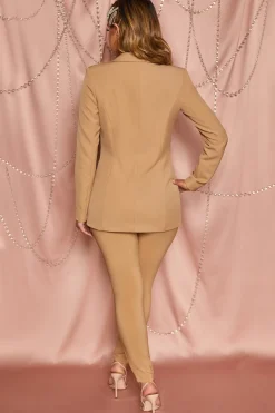 Oh Polly Women'S Clothing Sale - $65 And Under | Women'S Clothing Sale - $40 And Under^High Waisted Tailored Trousers in Tan