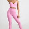 Oh Polly Matching Sets | Leggings^High-Waist Define Luxe Leggings in Bubblegum Pink
