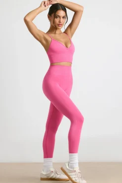 Oh Polly Matching Sets | Leggings^High-Waist Define Luxe Leggings in Hot Pink