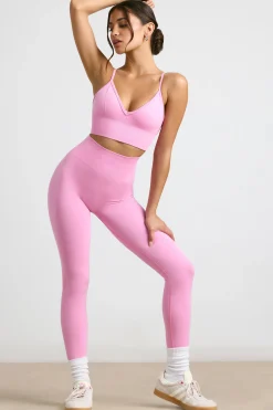 Oh Polly Matching Sets | Leggings^High-Waist Define Luxe Leggings in Bubblegum Pink