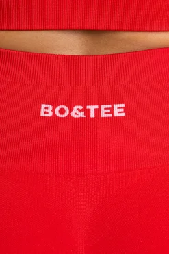 Oh Polly Matching Sets | Shorts^High-Waist Define Luxe Mini Shorts in Red