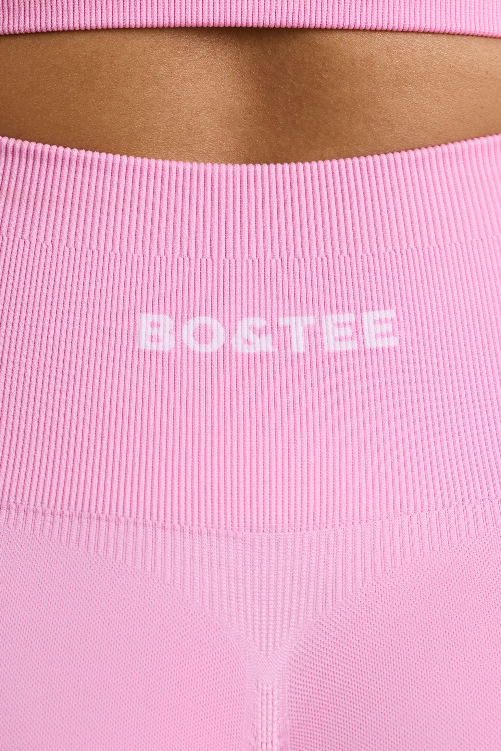 Oh Polly Matching Sets | Shorts^High-Waist Define Luxe Mini Shorts in Bubblegum Pink