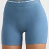 Oh Polly Women'S Clothing Sale - $65 And Under | Women'S Clothing Sale - $40 And Under^High-Waist Mini Shorts in Steel Blue SteelBlue
