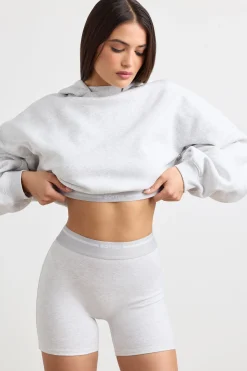 Oh Polly Women'S Clothing Sale - $65 And Under | Women'S Clothing Sale - $40 And Under^High-Waist Mini Shorts in Grey Marl GreyMarl