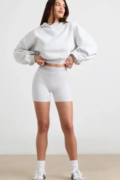 Oh Polly Women'S Clothing Sale - $65 And Under | Women'S Clothing Sale - $40 And Under^High-Waist Mini Shorts in Grey Marl GreyMarl