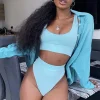 Oh Polly Women'S Clothing Sale - $65 And Under | Women'S Clothing Sale - $40 And Under^Home Comforts High Waisted Thong in Mint