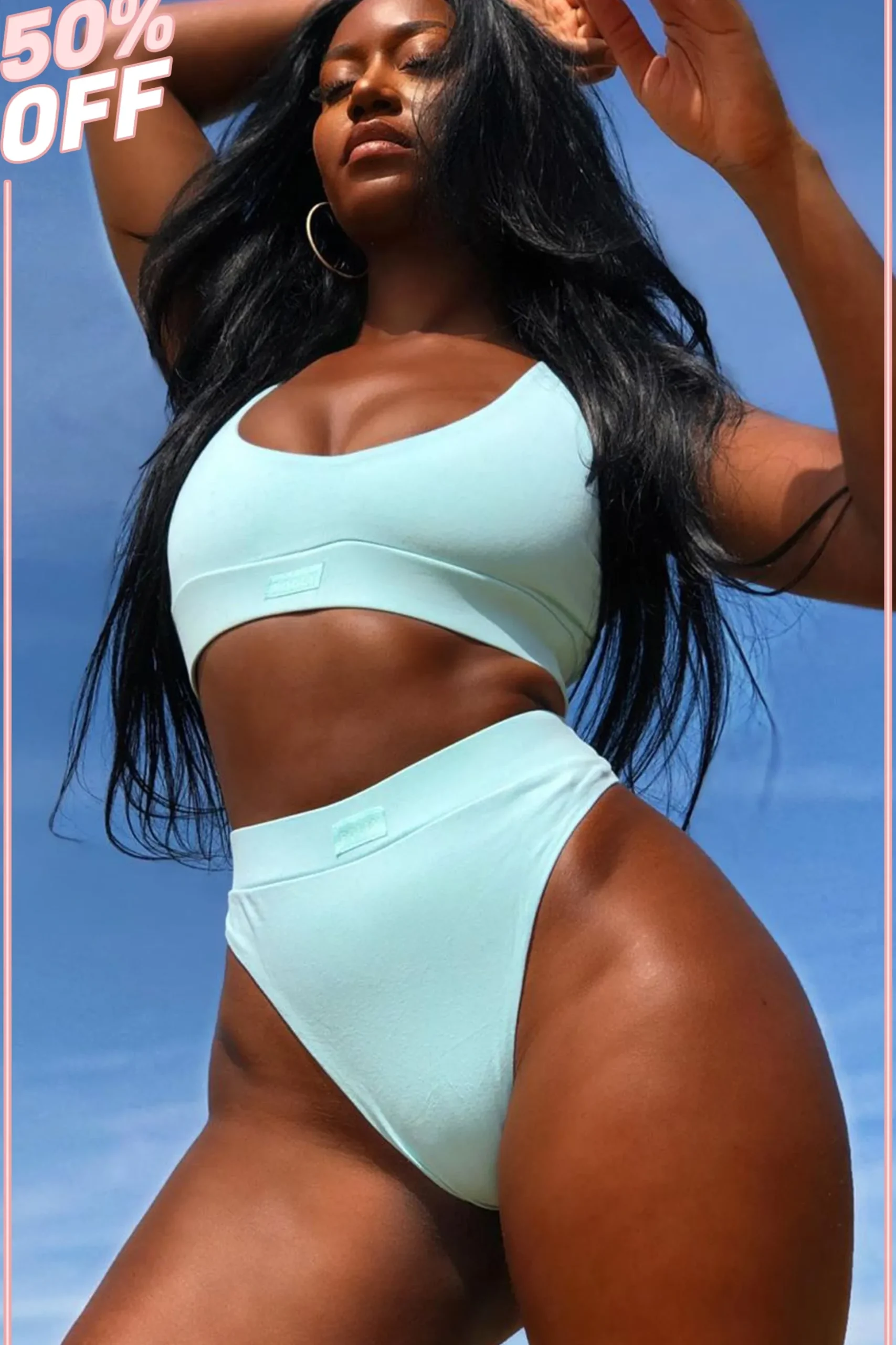 Oh Polly Women'S Clothing Sale - $65 And Under | Women'S Clothing Sale - $40 And Under^Home Comforts High Waisted Thong in Mint