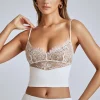 Oh Polly Co-Ords | Tops^Lace Panel Cami Top in Ivory