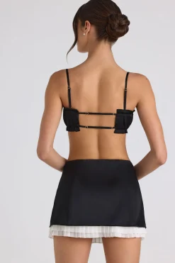 Oh Polly Women'S Clothing Sale - $65 And Under | Women'S Clothing Sale - $40 And Under^Layered Mid-Rise Mini Skirt in Black