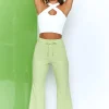 Oh Polly Women'S Clothing Sale - $65 And Under | Women'S Clothing Sale - $40 And Under^Life Wide Leg Joggers in Lime