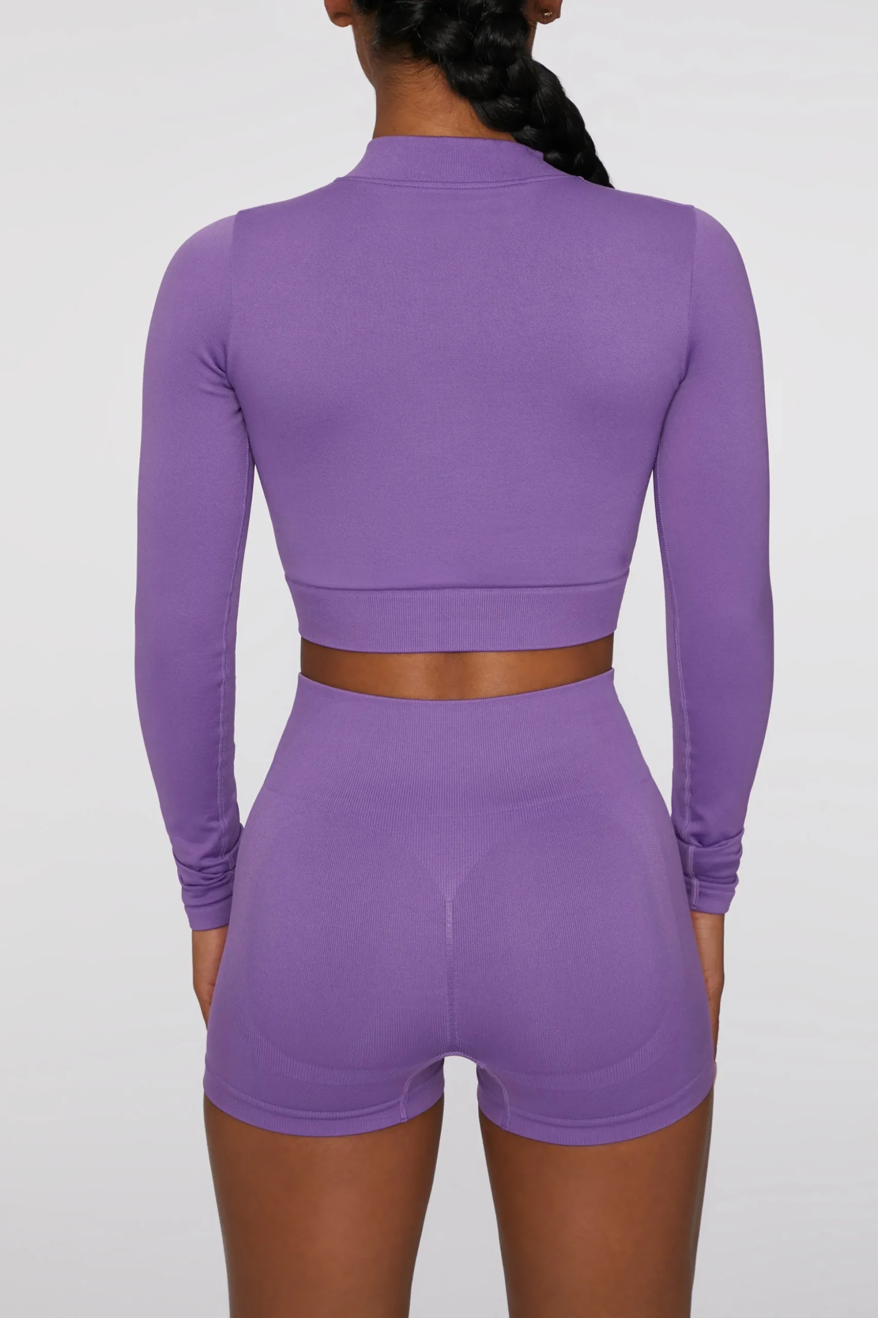 Oh Polly Women'S Clothing Sale - $65 And Under | Women'S Clothing Sale - $40 And Under^Long Sleeve Crop Top in Purple
