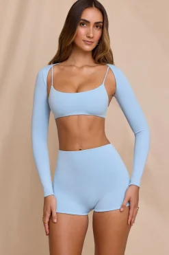 Oh Polly Women'S Clothing Sale - $65 And Under | Women'S Clothing Sale - $40 And Under^Long Sleeve Shrug in Sky Blue SkyBlue
