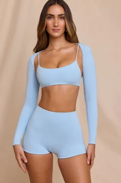 Oh Polly Women'S Clothing Sale - $65 And Under | Women'S Clothing Sale - $40 And Under^Long Sleeve Shrug in Sky Blue SkyBlue