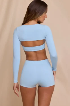 Oh Polly Women'S Clothing Sale - $65 And Under | Women'S Clothing Sale - $40 And Under^Long Sleeve Shrug in Sky Blue SkyBlue