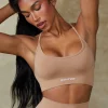 Oh Polly Matching Sets | Sports Bras^Low Back Define Luxe Sports Bra in Warm Taupe WarmTaupe