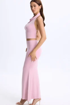 Oh Polly Women'S Clothing Sale - $65 And Under^Low-Rise Maxi Skirt in Blush Pink BlushPink