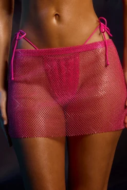 Oh Polly Women'S Clothing Sale - $65 And Under | Women'S Clothing Sale - $40 And Under^Low-Rise Mini Skirt in Hot Pink HotPink