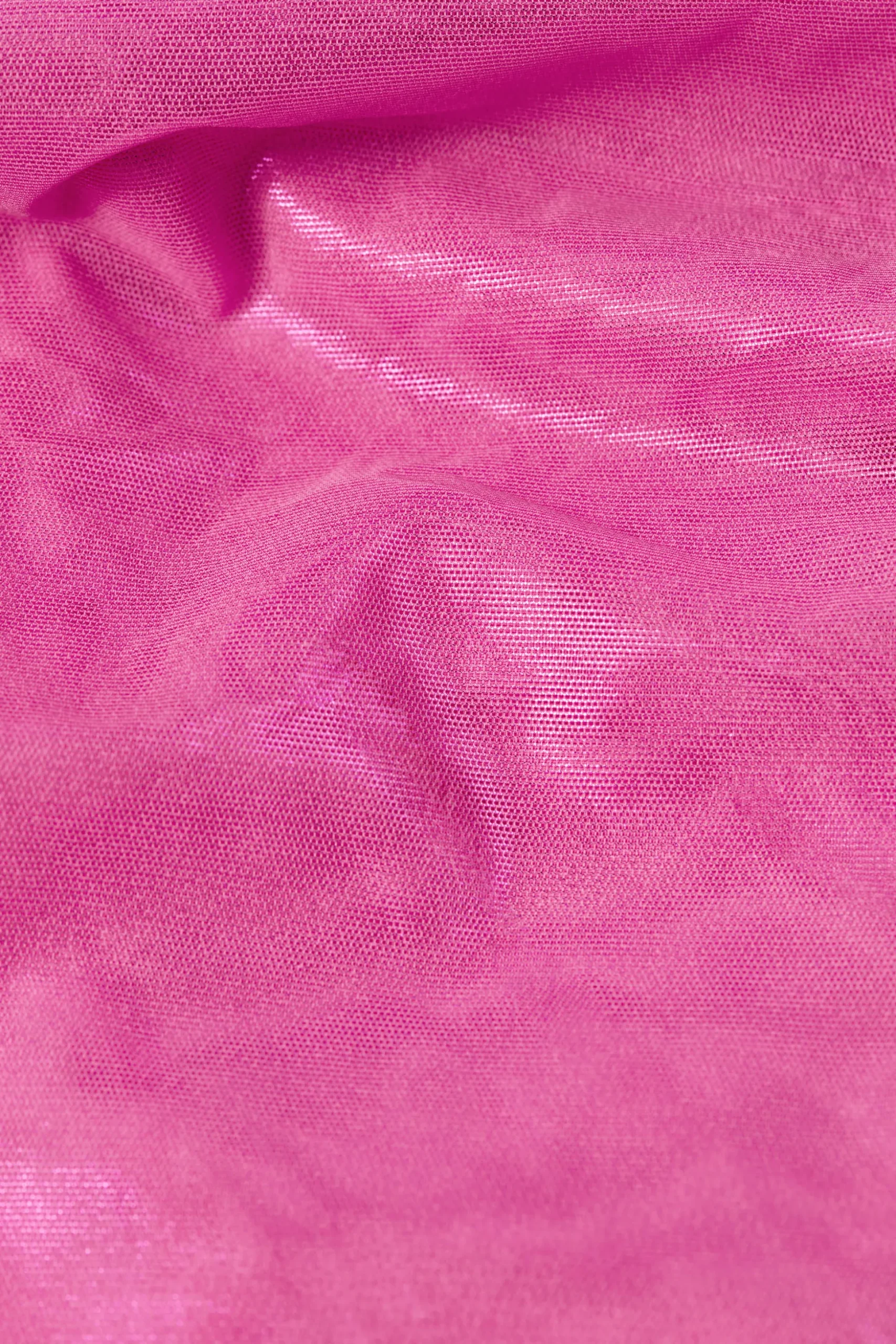 Oh Polly Women'S Clothing Sale - $65 And Under^Metallic Ruffle Low-Rise Flared Trousers in Bubblegum Pink BubblegumPink
