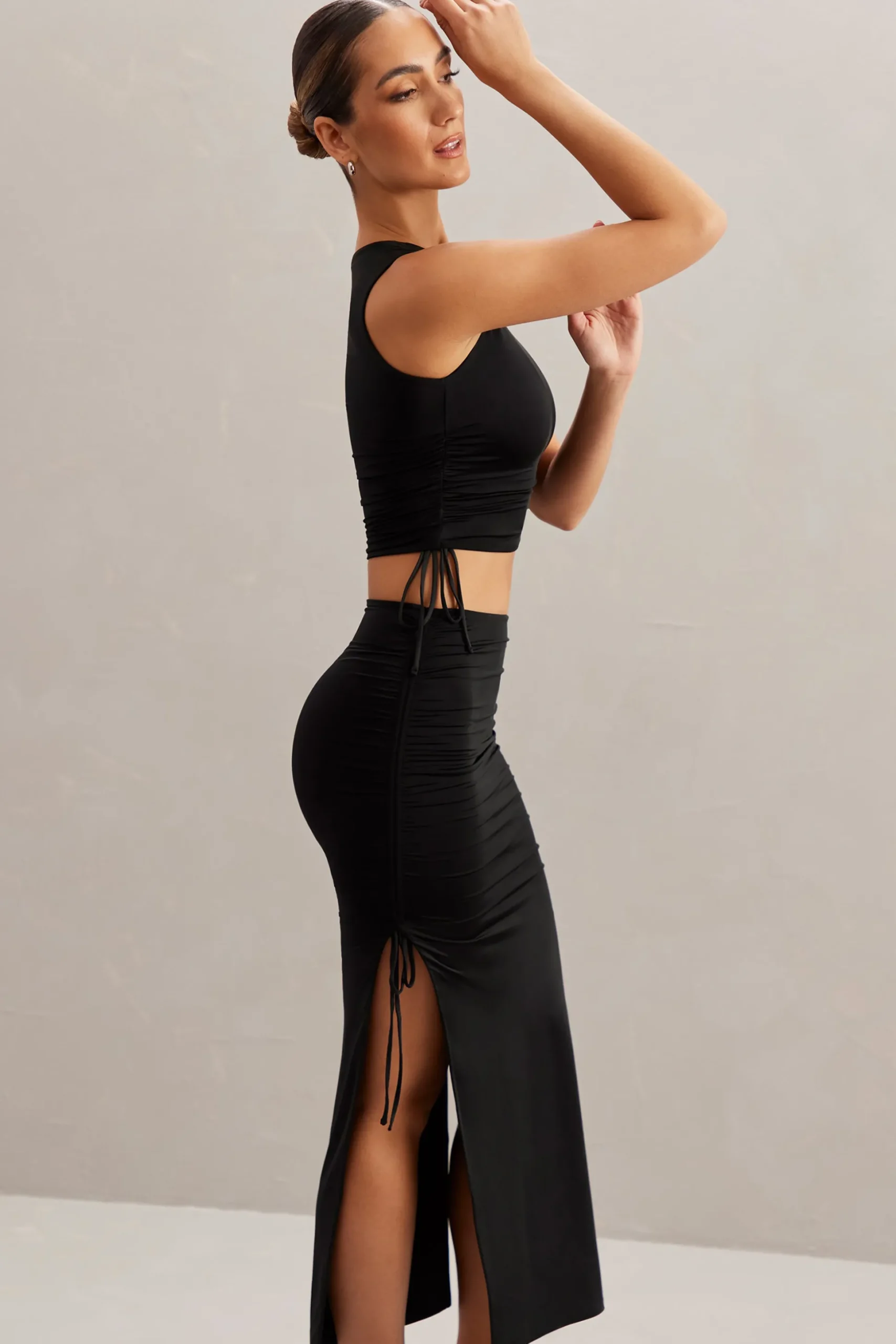 Oh Polly Skirts & Skorts | Co-Ords^Mid Rise Midi Skirt in Black