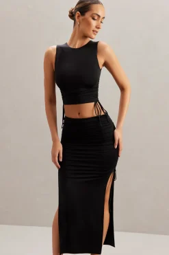 Oh Polly Skirts & Skorts | Co-Ords^Mid Rise Midi Skirt in Black
