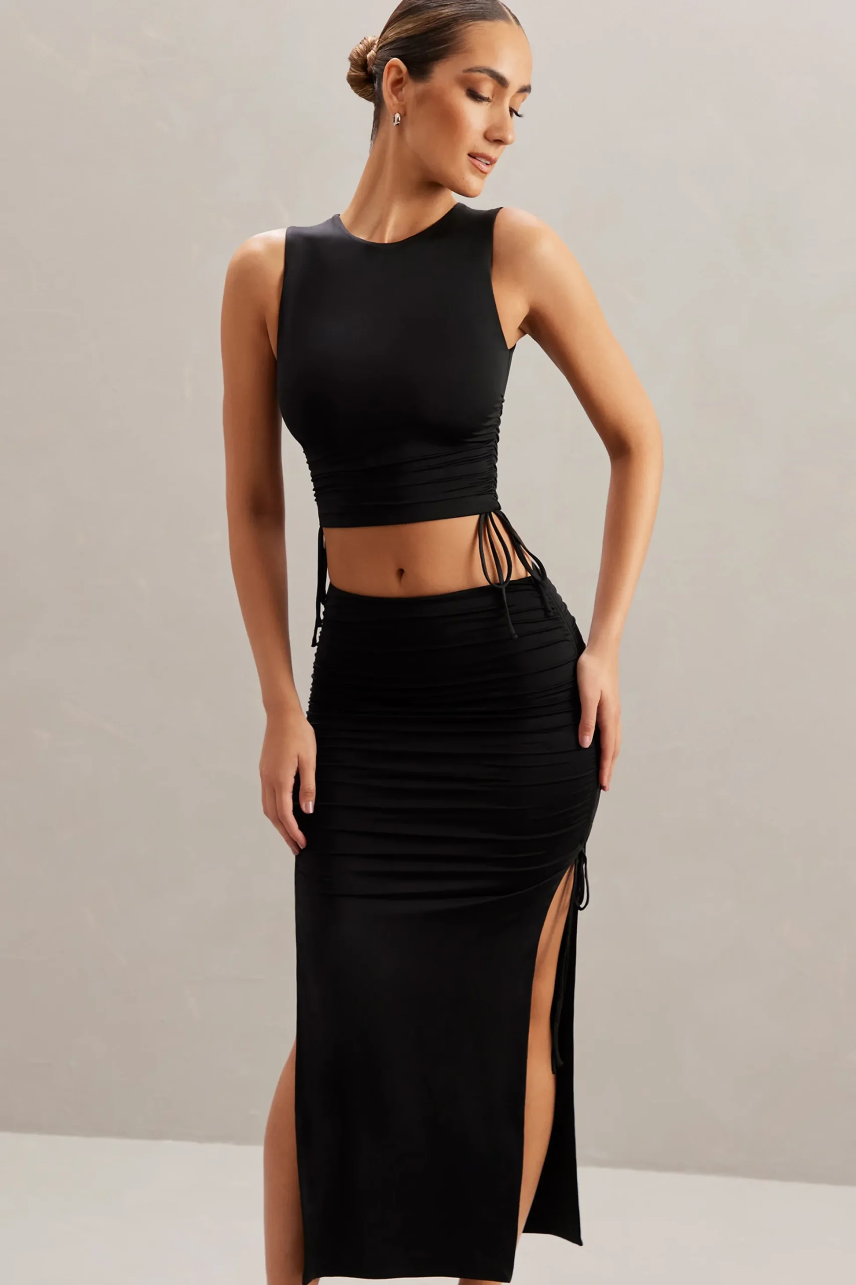Oh Polly Skirts & Skorts | Co-Ords^Mid Rise Midi Skirt in Black