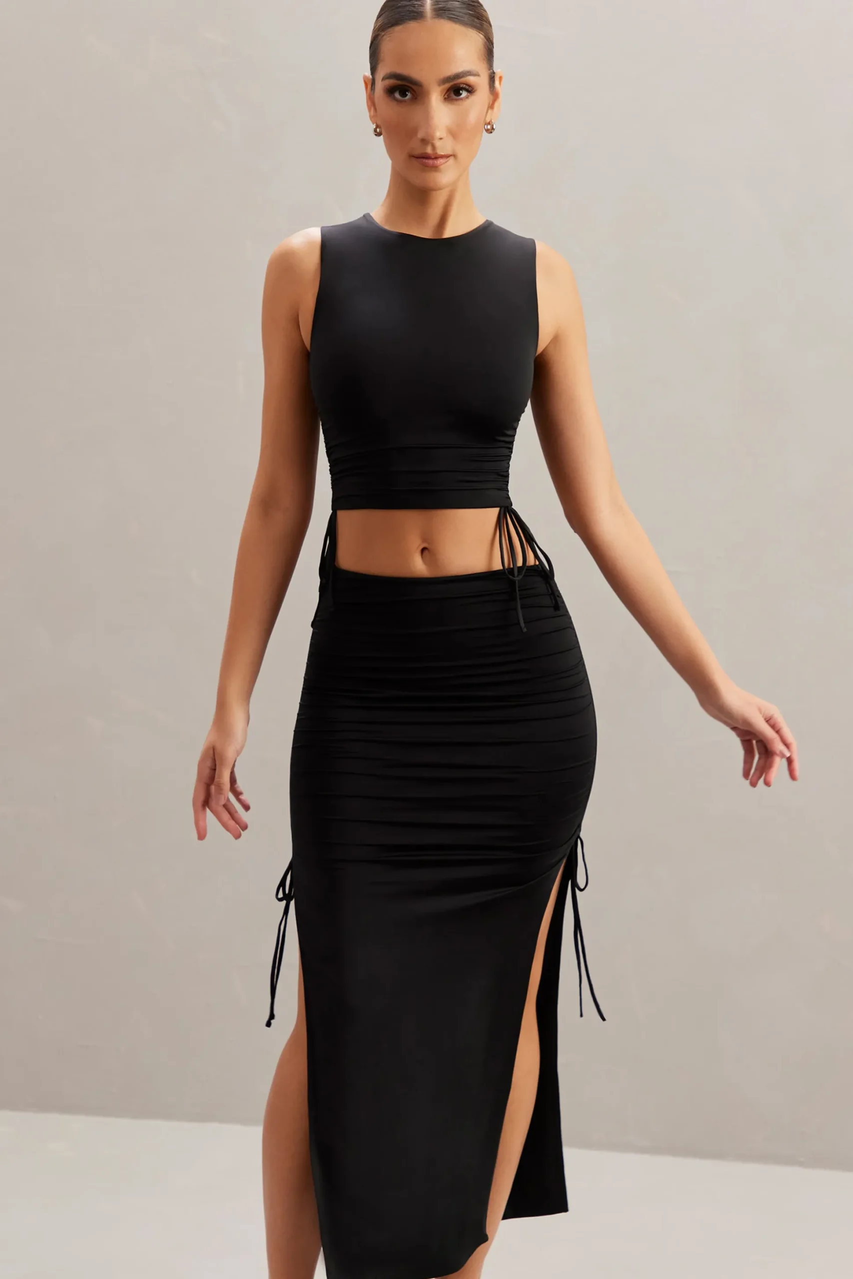 Oh Polly Skirts & Skorts | Co-Ords^Mid Rise Midi Skirt in Black